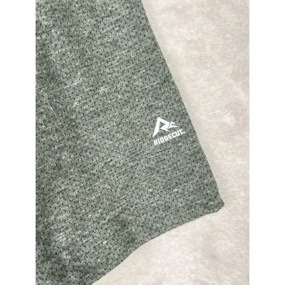 Ridgecut Toughwear Mens Active Henley Shirt Green Large Olive Work SMK22-9231